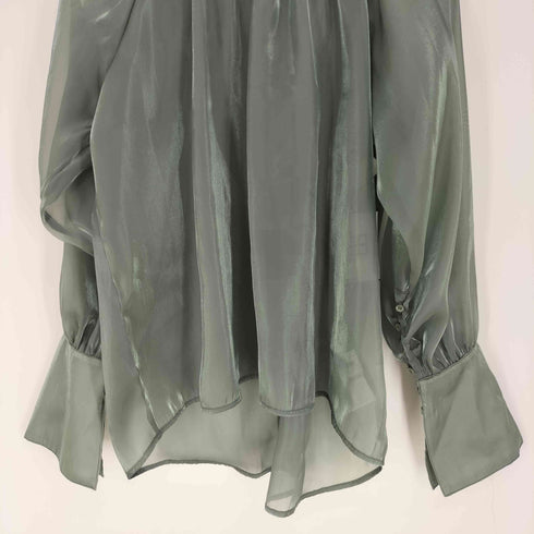 ANDREA&CO. オーガンジーハイネックブラウス レディース JPN:M