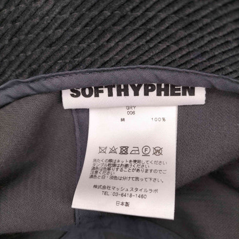 SOFTHYPHEN コーデュロイハット メンズ ONE SIZE
