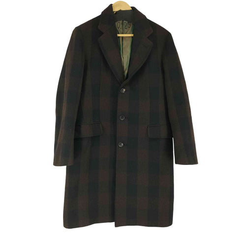 ビームス BEAMS チェック ステンカラーコート メンズ JPN:2
