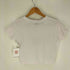 シーケーカルバンクライン ck Calvin Klein 90S 袖裾シングル ロゴプリント ショート丈 クルーネックTシャツ レディース import:M