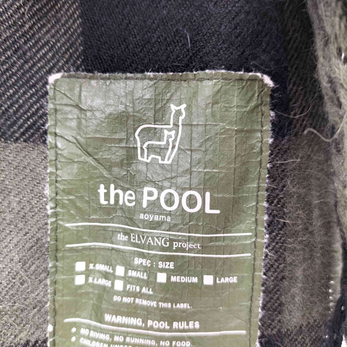 the POOL ブロックチェックマフラー メンズ