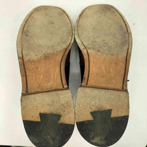 リーガル REGAL Shoe & Co. レザー カモ切替プレーントゥシューズ メンズ 25 1/2