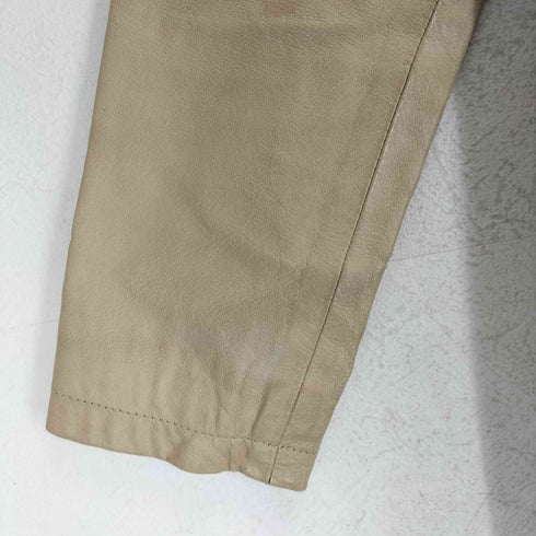 tasse tasse pig leather ピッグレザーステンカラーコート レディース 2