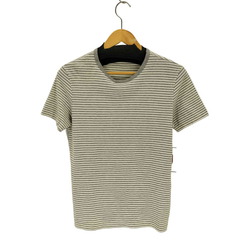 サンスペル Sunspel ボーダークルーネックTシャツ レディース import:S