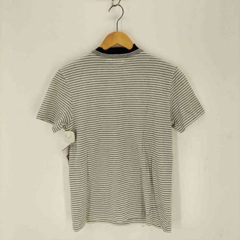 サンスペル Sunspel ボーダークルーネックTシャツ レディース import:S