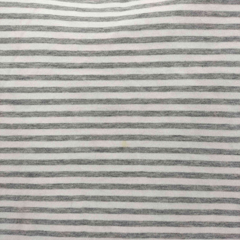 サンスペル Sunspel ボーダークルーネックTシャツ レディース import:S