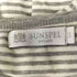サンスペル Sunspel ボーダークルーネックTシャツ レディース import:S