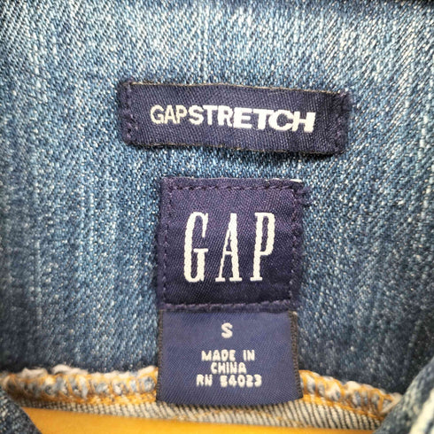 ギャップ Gap 00s GAP スタンドカラーデニムジャケット レディース S