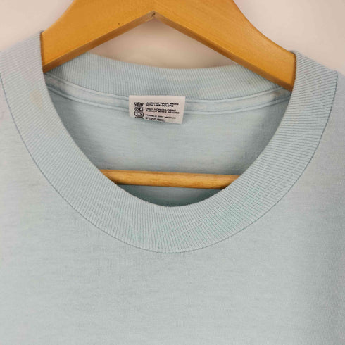 アンビル Anvil 90S USA製 NEW RIVER MARINA ポケット Tシャツ シングルステッチ メンズ import:L
