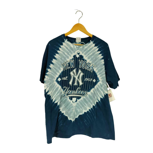 マジェスティック MAJESTIC 00S ホンジュラス製 タイダイプリント クルーネックTシャツ メンズ import:XL