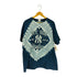 マジェスティック MAJESTIC 00S ホンジュラス製 タイダイプリント クルーネックTシャツ メンズ import:XL