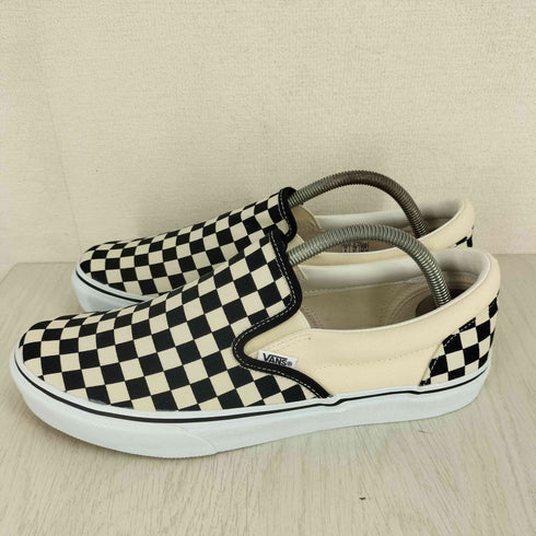 バンズ VANS スリッポン BLK/WHT CHECK メンズ JPN:27