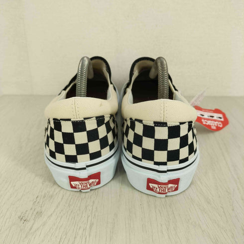バンズ VANS スリッポン BLK/WHT CHECK メンズ JPN:27