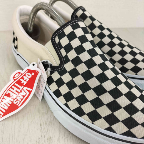バンズ VANS スリッポン BLK/WHT CHECK メンズ JPN:27