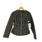 ザラ ZARA フェイクレザー ペプラムジャケット レディース import:M
