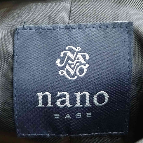 ナノユニバース NANO universe ラムレザー シングルライダースジャケット メンズ JPN:L