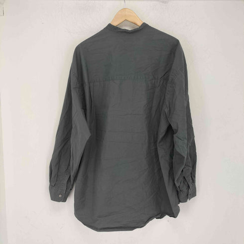グラフペーパー Graphpaper 21ss Oxford L/S Oversized Band Collar Shirt メンズ FREE