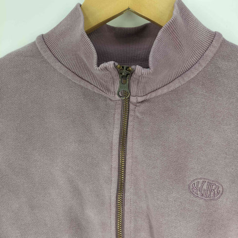 エックスガール X-girl OVAL LOGO FADED ZIP UP SWEAT TOP ハーフジップ スウェット レディース JPN:M