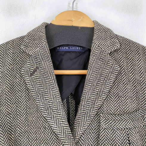 ラルフローレン RALPH LAUREN ヘリンボーン 3B テーラードジャケット レディース 11