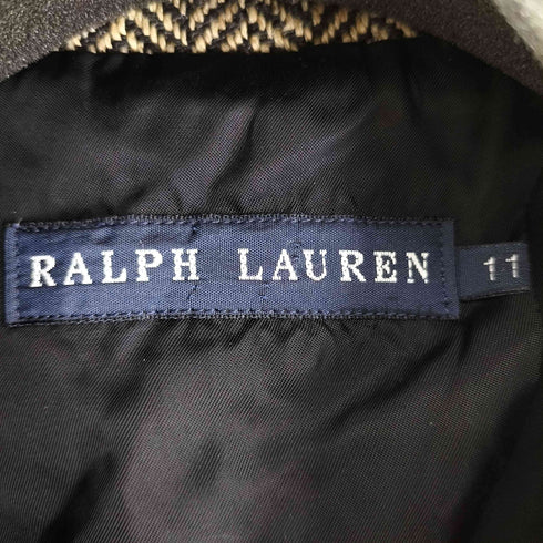 ラルフローレン RALPH LAUREN ヘリンボーン 3B テーラードジャケット レディース 11