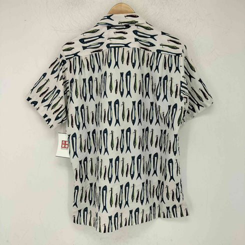 コロンビア Columbia 魚 釣り針 オープンカラー フィッシングシャツ メンズ import:M