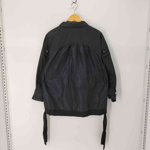 ランバンオンブルー LANVIN en Bleu ウエストリボン パールボタンジャケット レディース JPN:36