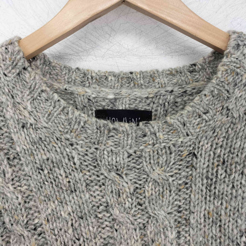 howlin ツイード ボーダー 3Dニット メンズ import:S