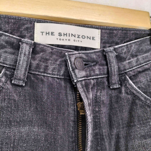 ザシンゾーン THE Shinzone スリムカットオフデニムパンツ レディース 34