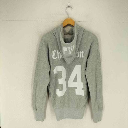 チャンピオン Champion REVERSE WEAVE フロントプリントプルオーバーパーカー メンズ M