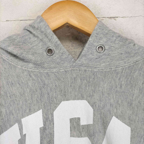 チャンピオン Champion REVERSE WEAVE フロントプリントプルオーバーパーカー メンズ M