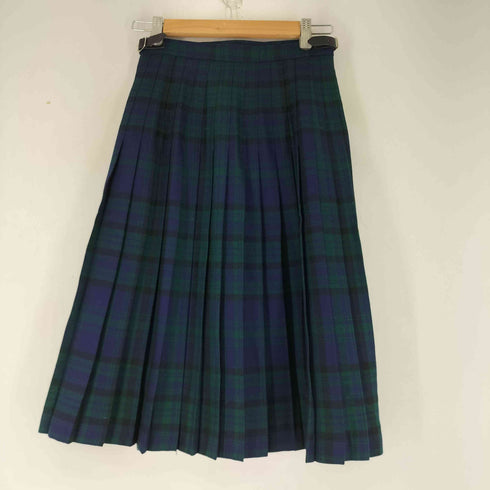 MADE IN SCOTLAND 英国製 タータンチェック プリーツ 巻き スカート レディース 63