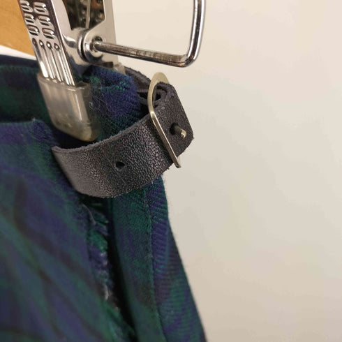 MADE IN SCOTLAND 英国製 タータンチェック プリーツ 巻き スカート レディース 63