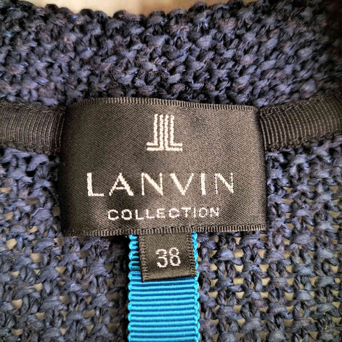 ランバンコレクション LANVIN COLLECTION テープデザイン カーディガン レディース 38