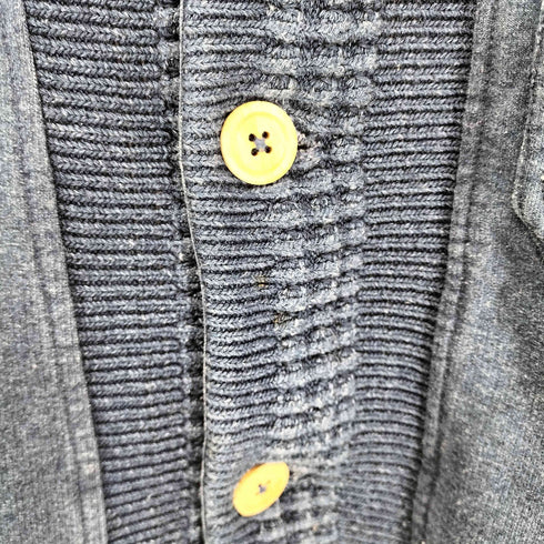 オリエンタルブランドニシキ ORIENTAL BRAND 錦 和柄 刺繍 インディゴ ショールカラーカーディガン メンズ JPN:M