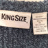 90s KING SIZE アクリル ダメージ加工 ニットベスト メンズ 7XL