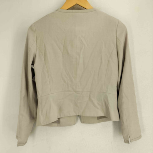 ユナイテッドアローズグリーンレーベルリラクシング UNITED ARROWS green label relaxing D ノーラペル ジャケット レディース JPN:36
