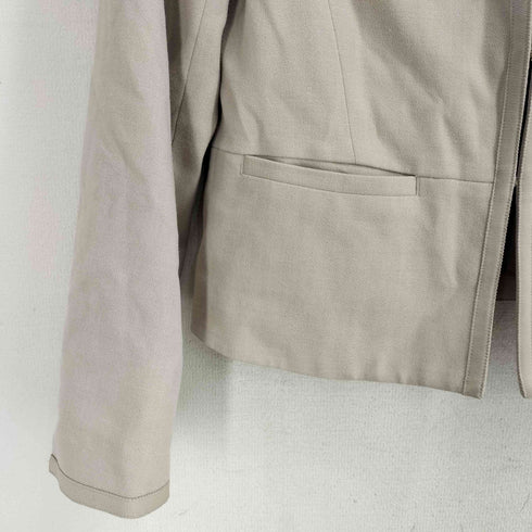 ユナイテッドアローズグリーンレーベルリラクシング UNITED ARROWS green label relaxing D ノーラペル ジャケット レディース JPN:36