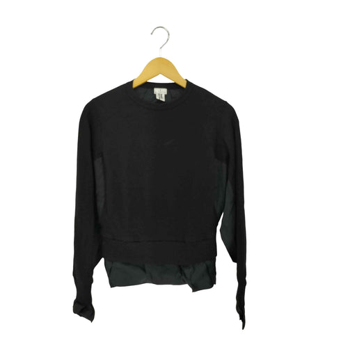 コムデギャルソンノアールケイニノミヤ COMME des GARCONS noir kei ninomiya 18AW ロングスリーブ フリルニット レディース S