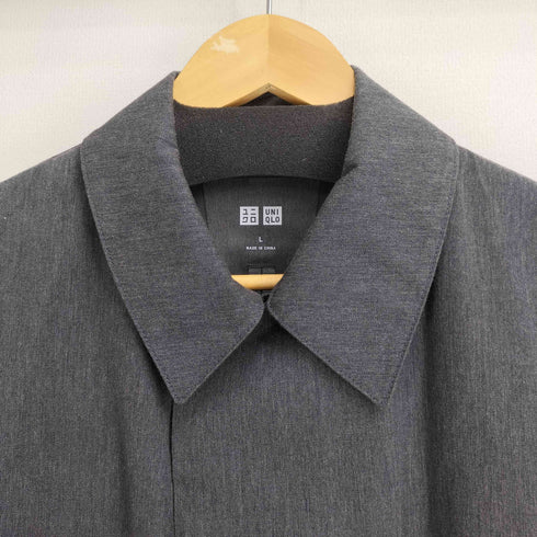 ユニクロ UNIQLO ブロックテックステンカラーコート メンズ JPN:L