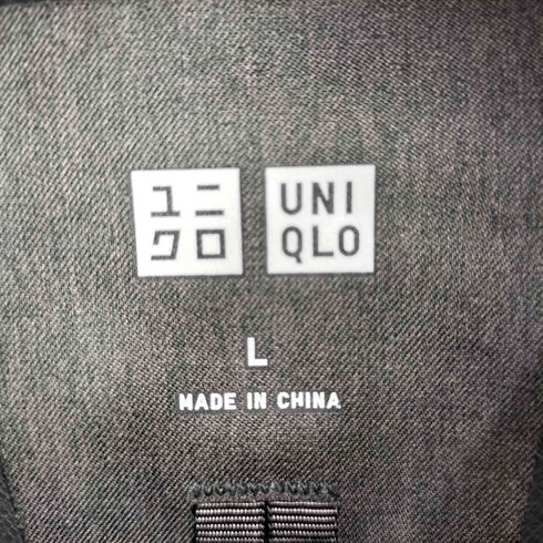 ユニクロ UNIQLO ブロックテックステンカラーコート メンズ JPN:L