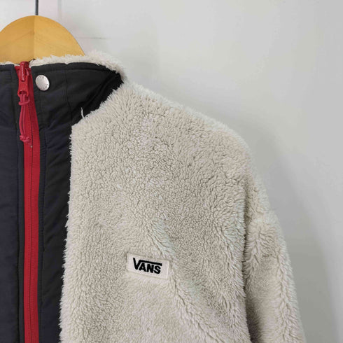 バンズ VANS ビッグシルエット オーバーサイズ リバーシブル ナイロン ボアジャケット レディース import:S