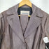 コスチュームナショナル CoSTUME NATIONAL Made in Italy cow leatherイタリア製 3B 裏地キルティング カウレザー ミドルコート レディース EUR:42