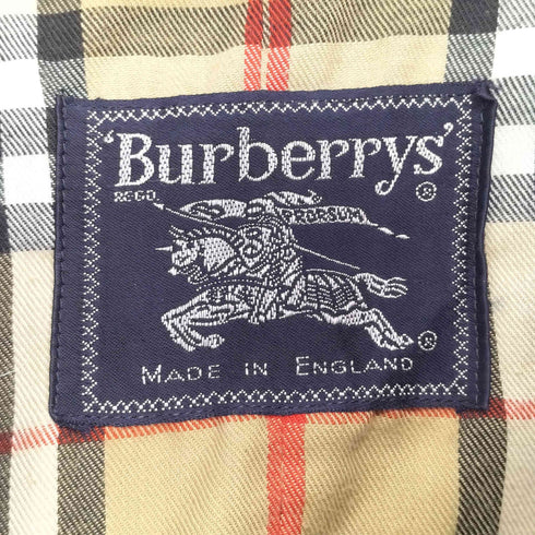 バーバリーズ BURBERRYS 英国製 裏地ノバチェック ステンカラーコート レディース