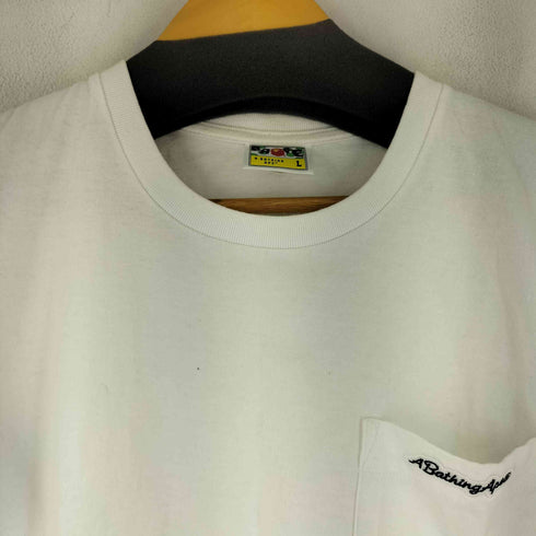 アベイシングエイプ A BATHING APE S/S ポケット Tシャツ メンズ JPN:L