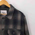 ザラ ZARA オンブレチェック フランネル CPO ジャケット メンズ import:L