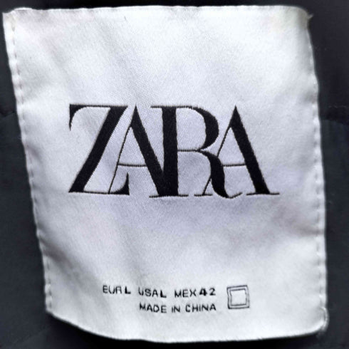 ザラ ZARA オンブレチェック フランネル CPO ジャケット メンズ import:L