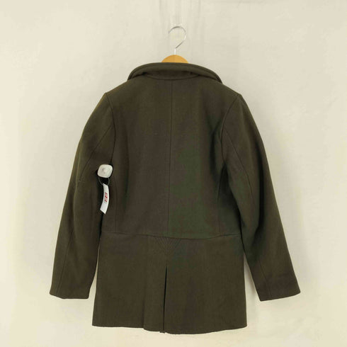 ナイスコレクティブ NICE COLLECTIVE made in usa 襟レザー ピーコート メンズ JPN:S