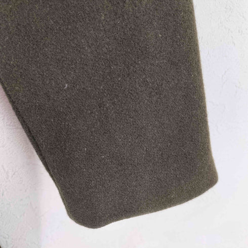 ナイスコレクティブ NICE COLLECTIVE made in usa 襟レザー ピーコート メンズ JPN:S
