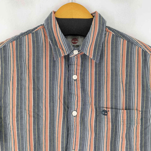 ティンバーランド Timberland S/S ストライプ シャツ メンズ JPN:M