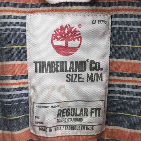 ティンバーランド Timberland S/S ストライプ シャツ メンズ JPN:M